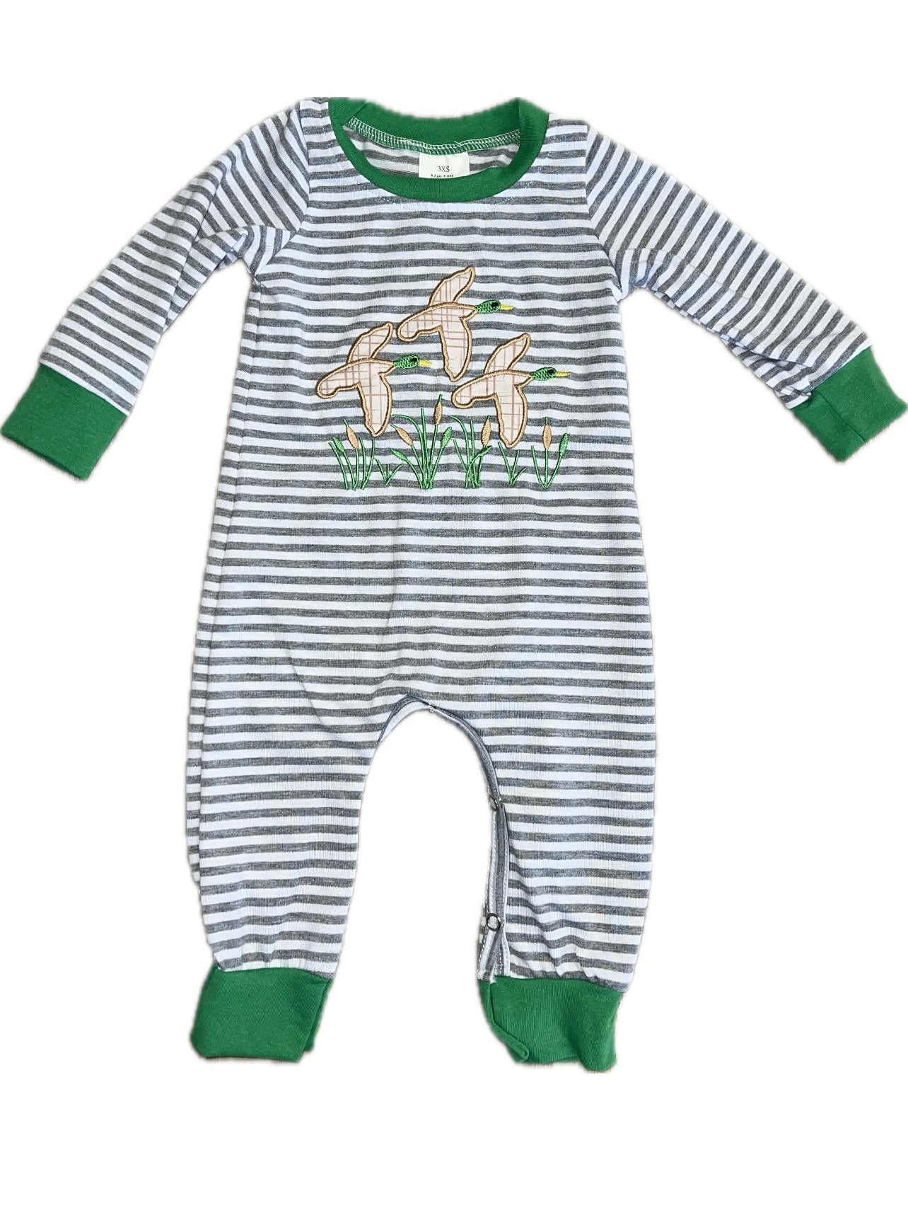 Mallard Striped Romper
