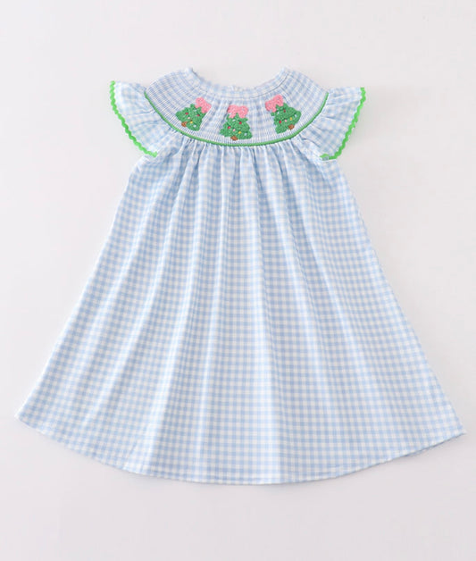 French Knot Tree Girls Dress