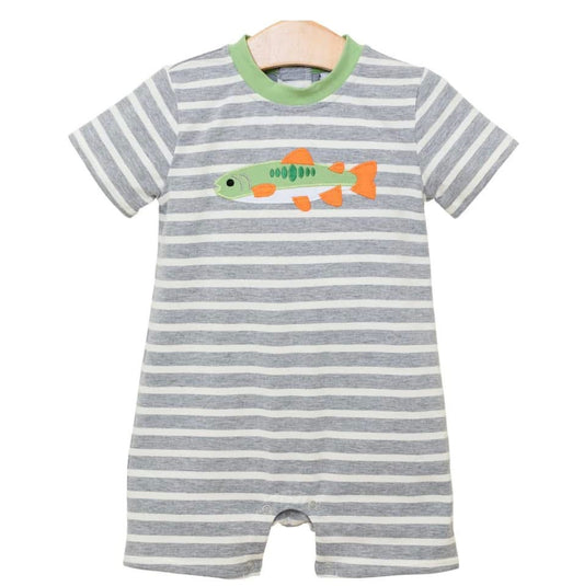 Gone Fishing Boys Romper