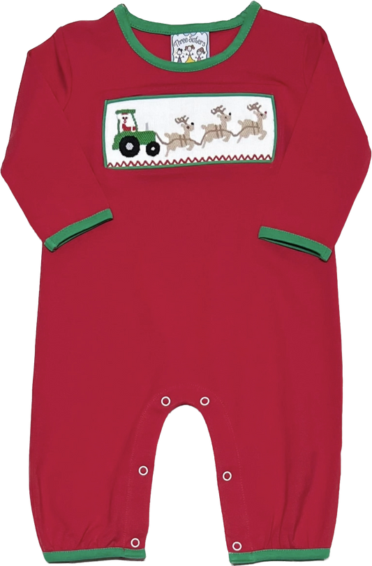 Santa’s Coming Tractor Romper