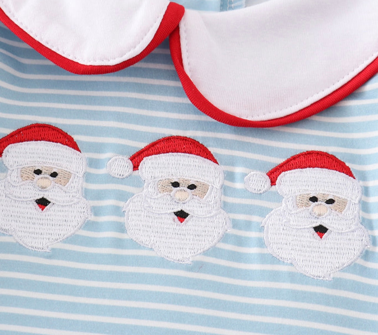 Santa Trio Boys Romper