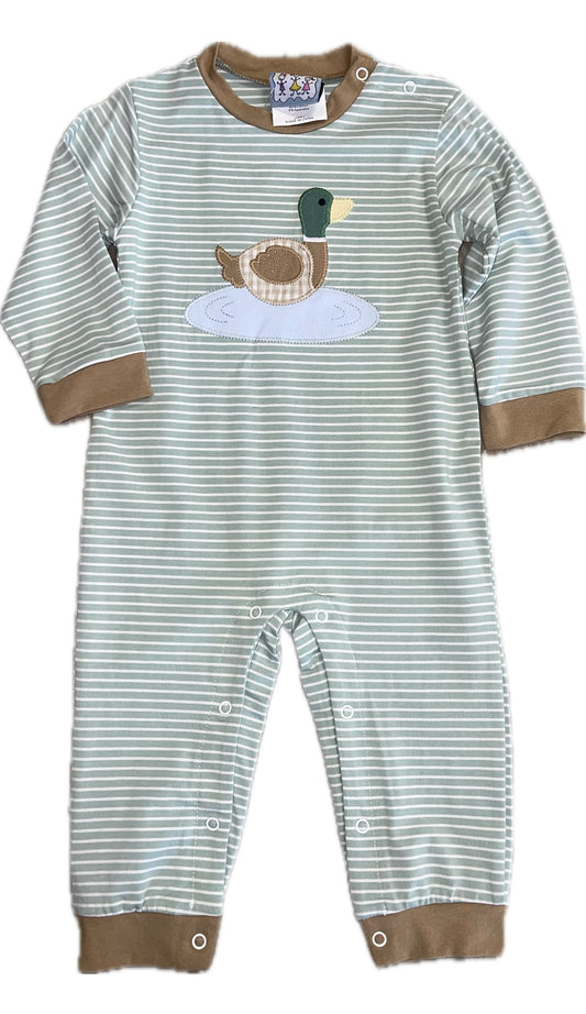 Duck Appliqué Boys Romper